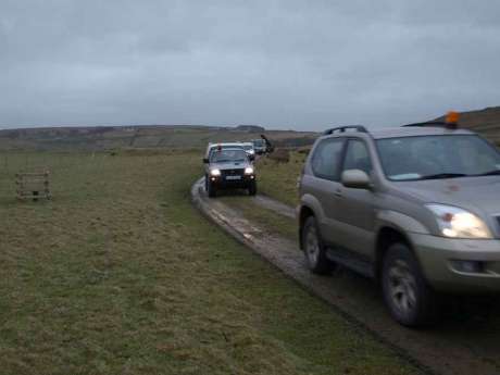 vehicles arrive yesterday morning