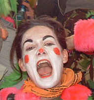Rat 2 : Lyn Watson as a clown