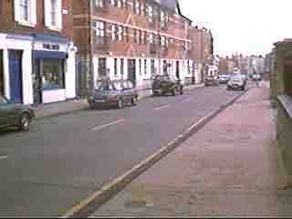 The Royal Road, Slige Midluachra walk, from Tara to Dublin, a view down Aughrim Street 