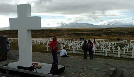 note the flag on the left hand side at memorial - 1st time in 25 years.