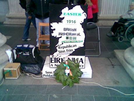 Easter Monday 2009 , at the GPO in Dublin.