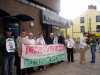 Protest outside Omagh Northern Bank