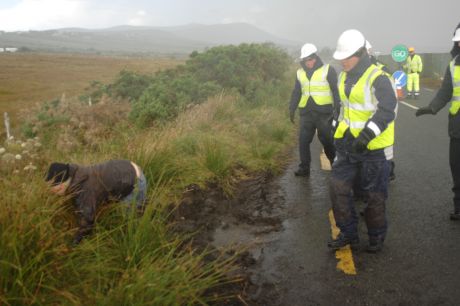 Yet they push people in the ditches as if they're trained by an garda siochana