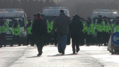 John Monaghan goes to arrange safe passage for protesters