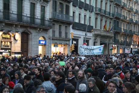 Israeli state terrorism likened to nazi acts on streets of Barcelona- end killing of kids