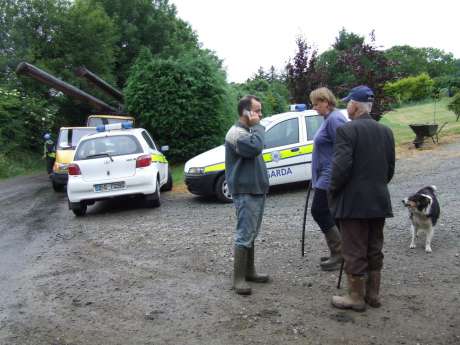 Joe Burke with his wife Anne & his father Jim, all strong under pressure