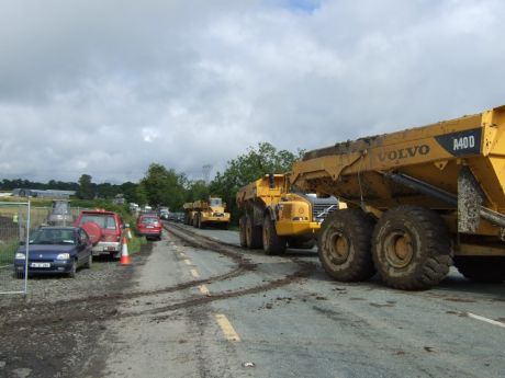 Machinery on Lismullin side of the N3