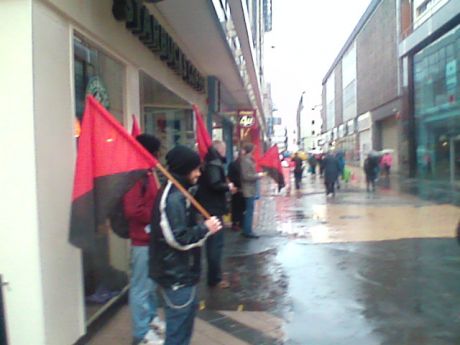 Starbucks Global Day of Action - Belfast picket