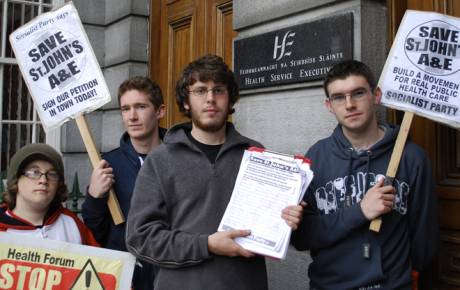 Handing them in to the HSE office
