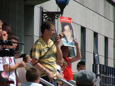 Larry Wheelock Addresses the Crowd