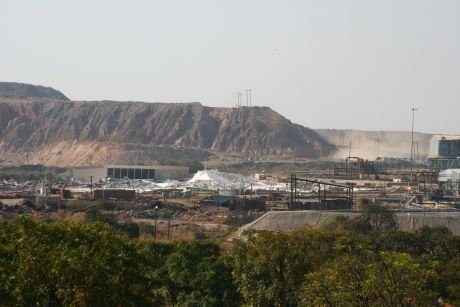 Nchanga Copper Mine in Zambia