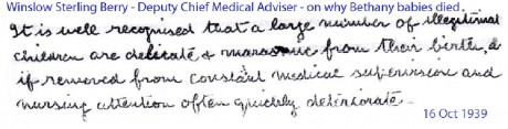 Deputy Chief Medical Adviser on why children born out of wedlock die