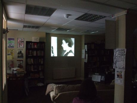 Films at Solidarity Books, daytime