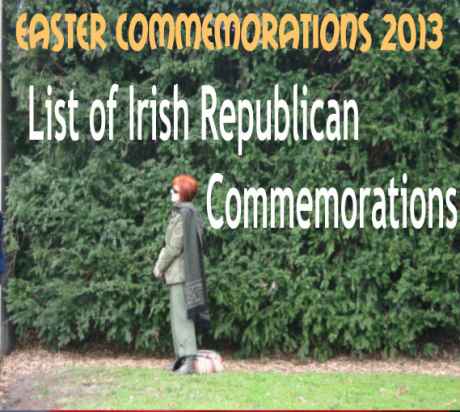 Easter Commemorations 2013