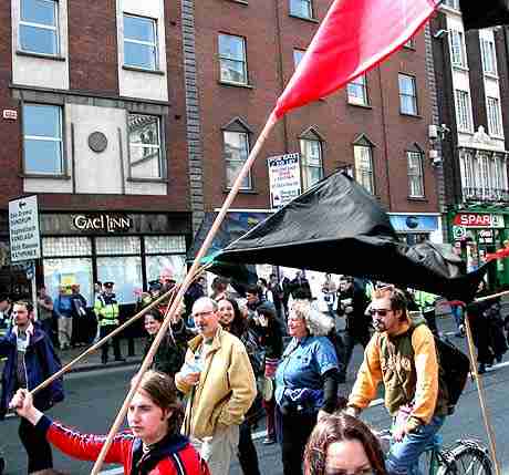 Dublin Grassroots Network on Dame Street