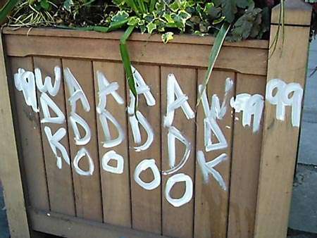 white paint on flower box