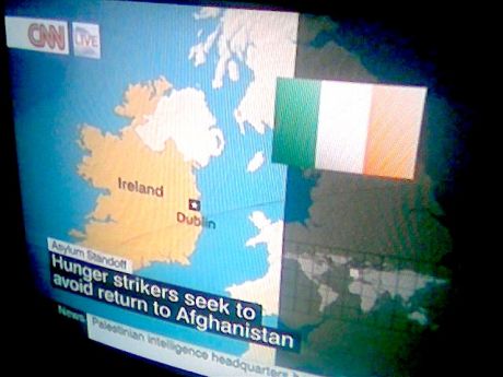 CNN International - about 9.30pm dublin time