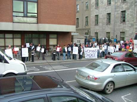 another shot of  pro-choice demo