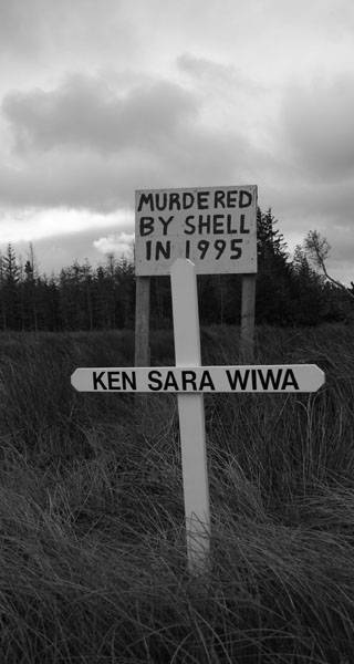 The most renowned Nigerinan anti Shell protester.