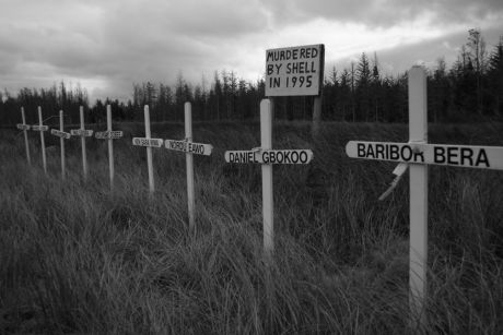 The Ogoni Nine Memorial - Bellanaboy, Co. Mayo, Ireland.