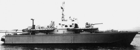 Fast British PAtrol Boat 'Brave Borderer' - not fast enough for Richard Behal in 1966