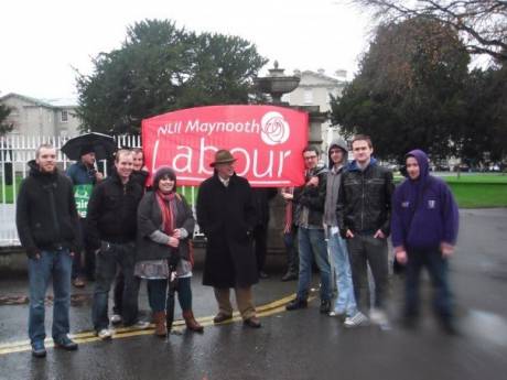 NUIM Labour Youth supporting university staff