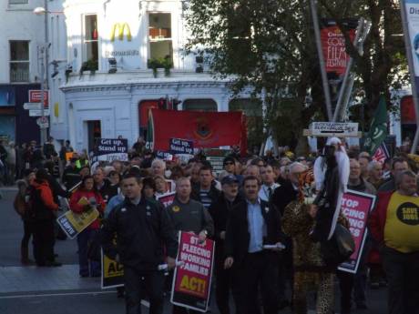 More people coming down Grand Parade