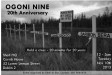 Crosses remembering the Ogoni Nine in Mayo