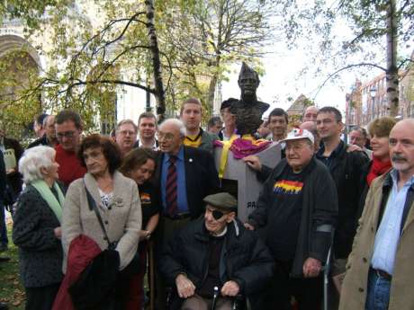 The Brigadistas with several members of the IBCC