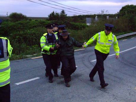 Local man John being harassed by Gardai