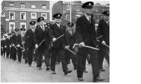 British Legion Volunteers for Sudetenland on parade in London