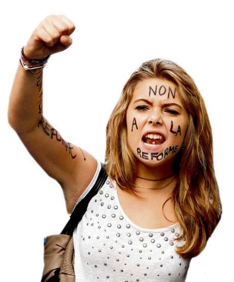 Young, angry, informed, on the streets. Why are Irish youth not following the french? 