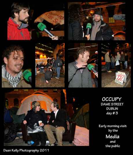 #OccupyDameStreet - We are being listened to by RTE 