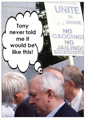 Jimmy Kelly confronted by protestors in Belfast Monday 1st Septmber