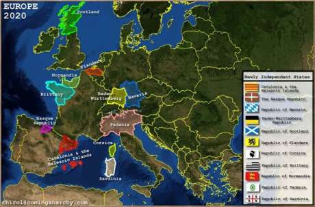 fantasy maps are cool. as you can see by 2020 the Scottish won't have annexed Ulster and the 40% of Portuguese who would now accept union with Spain will have been frustrated.